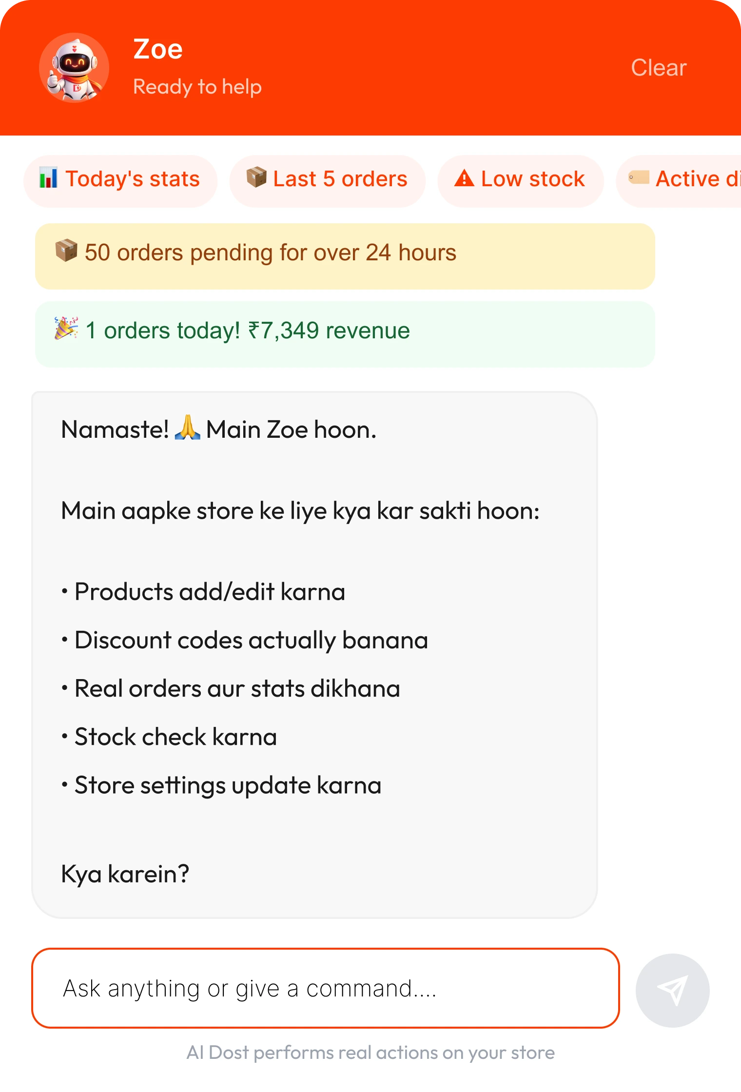 AI Dost assistant